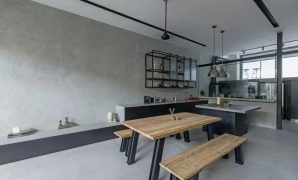 Meja Makan untuk Rumah Gaya Industrial